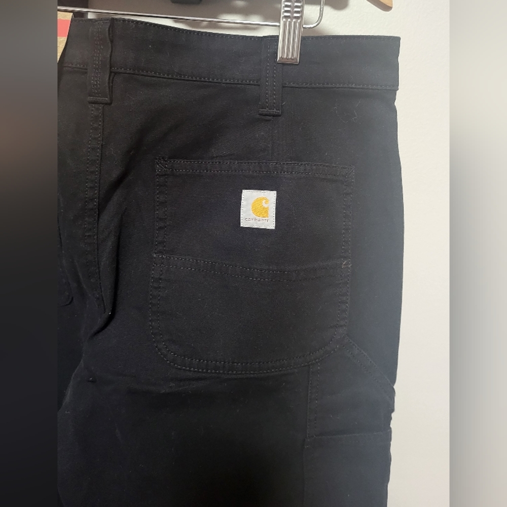 NWTCarhartt women's size 10 tall straight leg 102080 original fit Crawford black